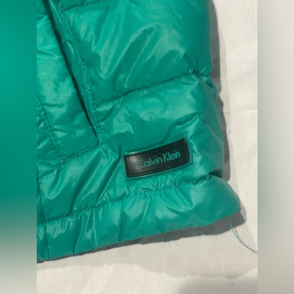 Calvin Klein Casual Wind Resistant placket Green Vest Women’s Size M - Picture 2 of 9